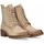 Schuhe Damen Low Boots Etika 71629 Beige