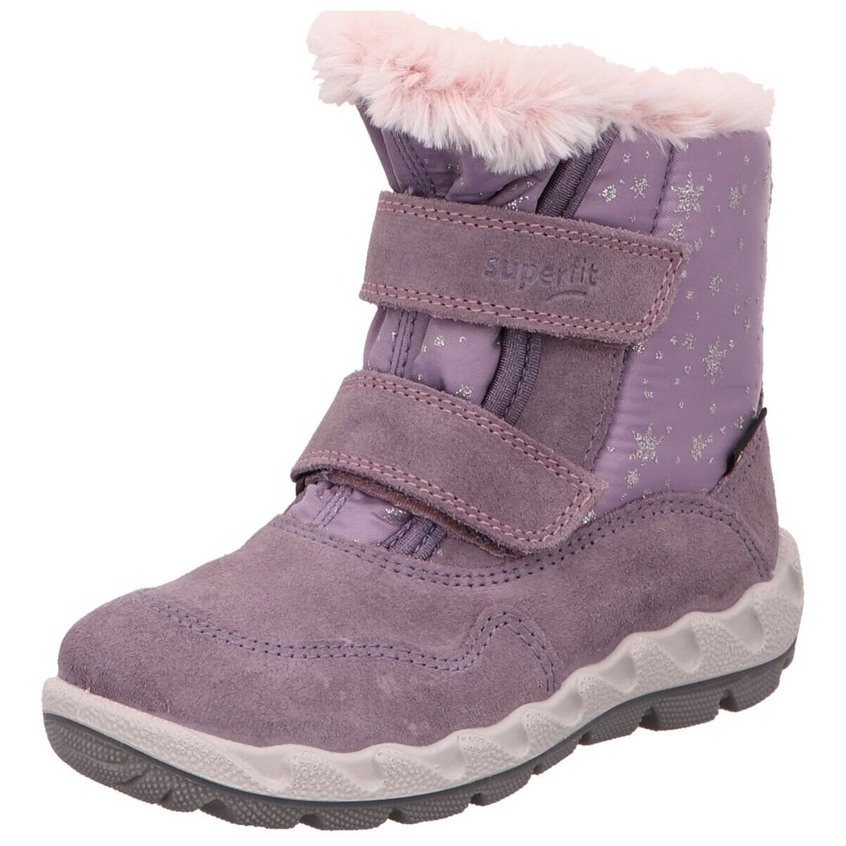 Schuhe Mädchen Babyschuhe Superfit Klettstiefel Icebird 1-006011-8510 Violett
