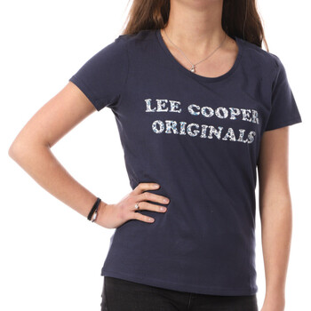 Kleidung Damen T-Shirts Lee Cooper LEE-011488 Blau