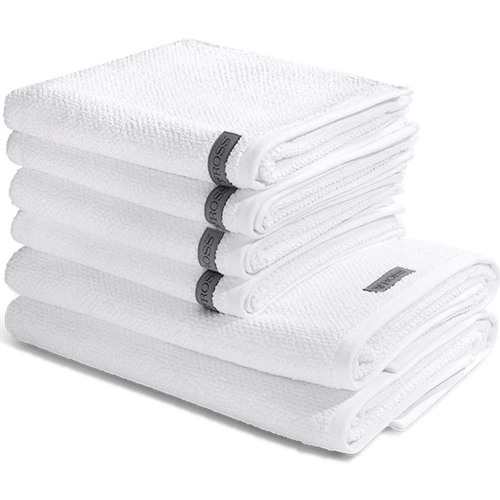 Home Handtuch und Waschlappen Ross Selection - Organic Cotton Weiss