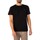 Kleidung Herren T-Shirts Calvin Klein Jeans T-Shirt mit Stickerei-Abzeichen Schwarz