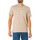 Kleidung Herren T-Shirts Calvin Klein Jeans Monologo-Normal-T-Shirt Beige