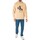Kleidung Herren Sweatshirts Calvin Klein Jeans Kapuzenpullover mit gespiegeltem Logo Beige