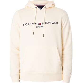 Kleidung Herren Sweatshirts Tommy Hilfiger Logo Pullover Hoodie Beige