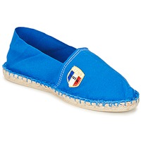 Schuhe Leinen-Pantoletten mit gefloch 1789 Cala UNIE BLEU Blau