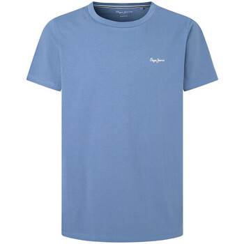 Kleidung Herren T-Shirts & Poloshirts Pepe jeans PMU20009 Blau