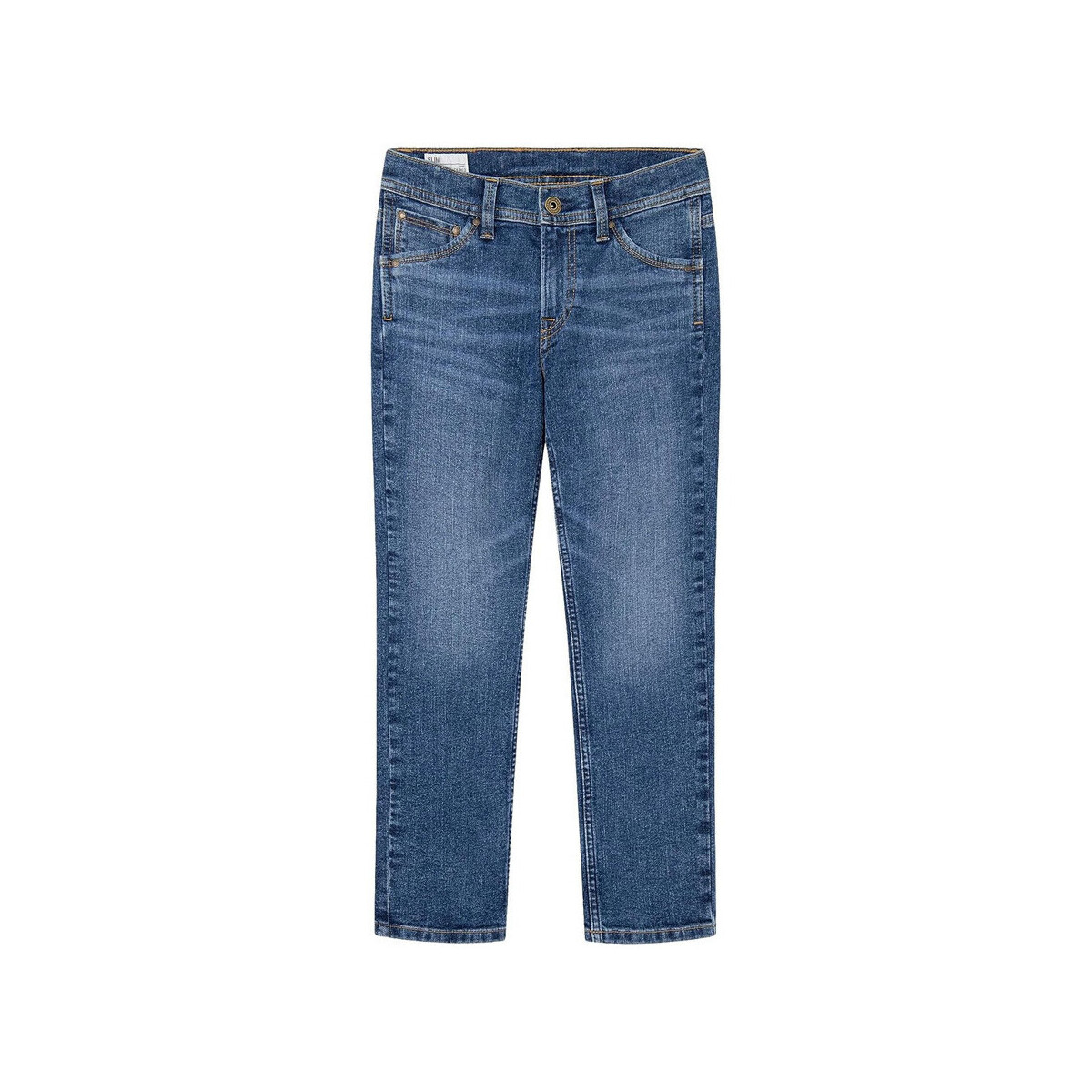 Kleidung Jungen Straight Leg Jeans Pepe jeans PB201840HR4 Blau