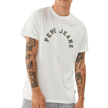 Kleidung Herren T-Shirts & Poloshirts Pepe jeans PM509124 Weiss