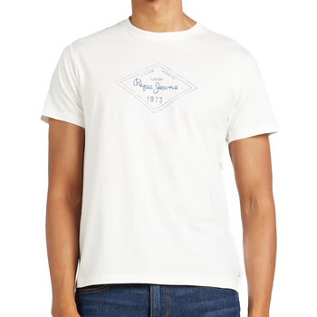 Kleidung Herren T-Shirts & Poloshirts Pepe jeans PM509123 Weiss
