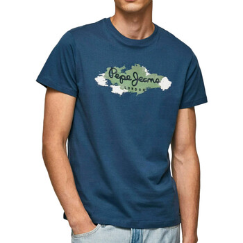 Kleidung Herren T-Shirts & Poloshirts Pepe jeans PM508675 Blau