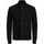 Kleidung Herren Pullover Jack & Jones 12242947 GRID CABLE CARDIGAN-BLACK Schwarz