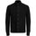 Kleidung Herren Pullover Jack & Jones 12242947 GRID CABLE CARDIGAN-BLACK Schwarz