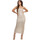 Kleidung Damen Kleider La Modeuse 69530_P161837 Gold
