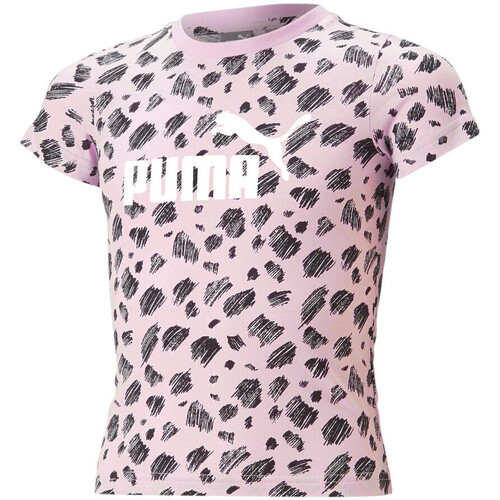 Kleidung Mädchen T-Shirts & Poloshirts Puma 674235-62 Rosa