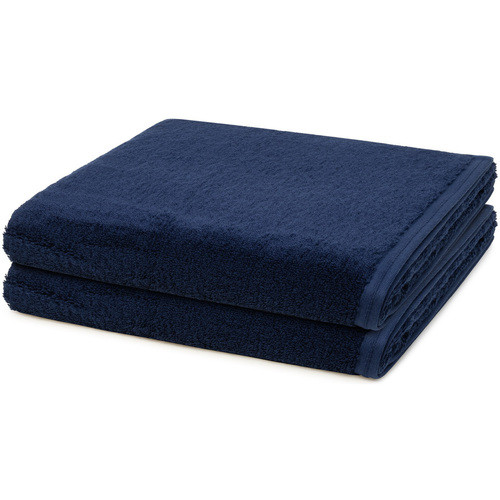 Home Handtuch und Waschlappen Vossen 2er Pack Vegan Life Blau