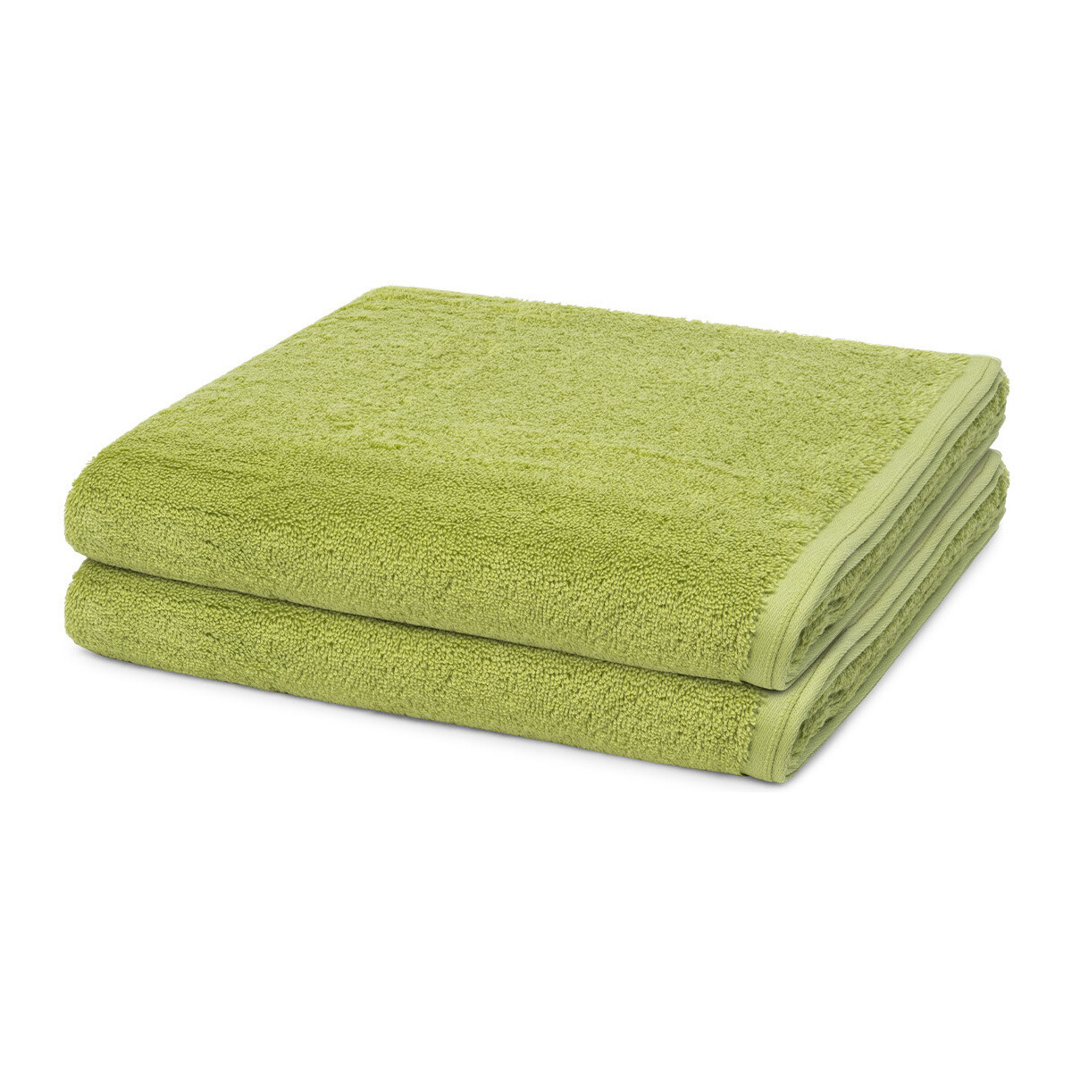 Home Handtuch und Waschlappen Vossen 2er Pack Vegan Life Grün