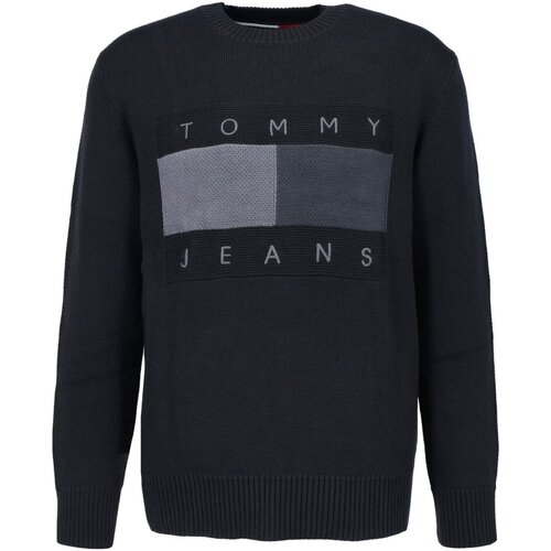 Kleidung Herren Pullover Tommy Jeans DM0DM17773 Schwarz