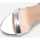 Schuhe Damen Sandalen / Sandaletten La Modeuse 69462_P161603 Silbern