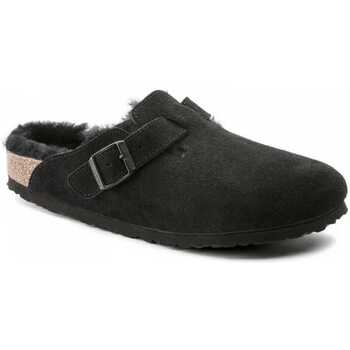 Schuhe Sandalen / Sandaletten Birkenstock Boston vl shearling black Schwarz