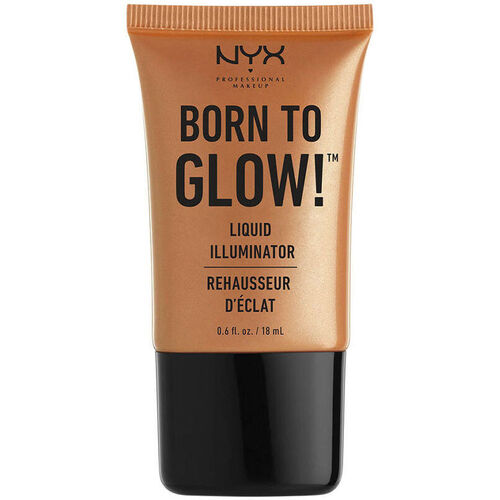 Beauty Highlighter  Nyx Professional Make Up Born To Glow Iluminador Líquido Pure Gold 