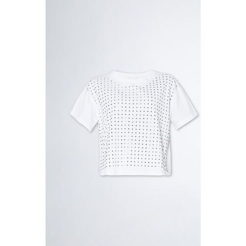 Kleidung Damen T-Shirts & Poloshirts Liu Jo WA4054 J4501-N9018 Weiss