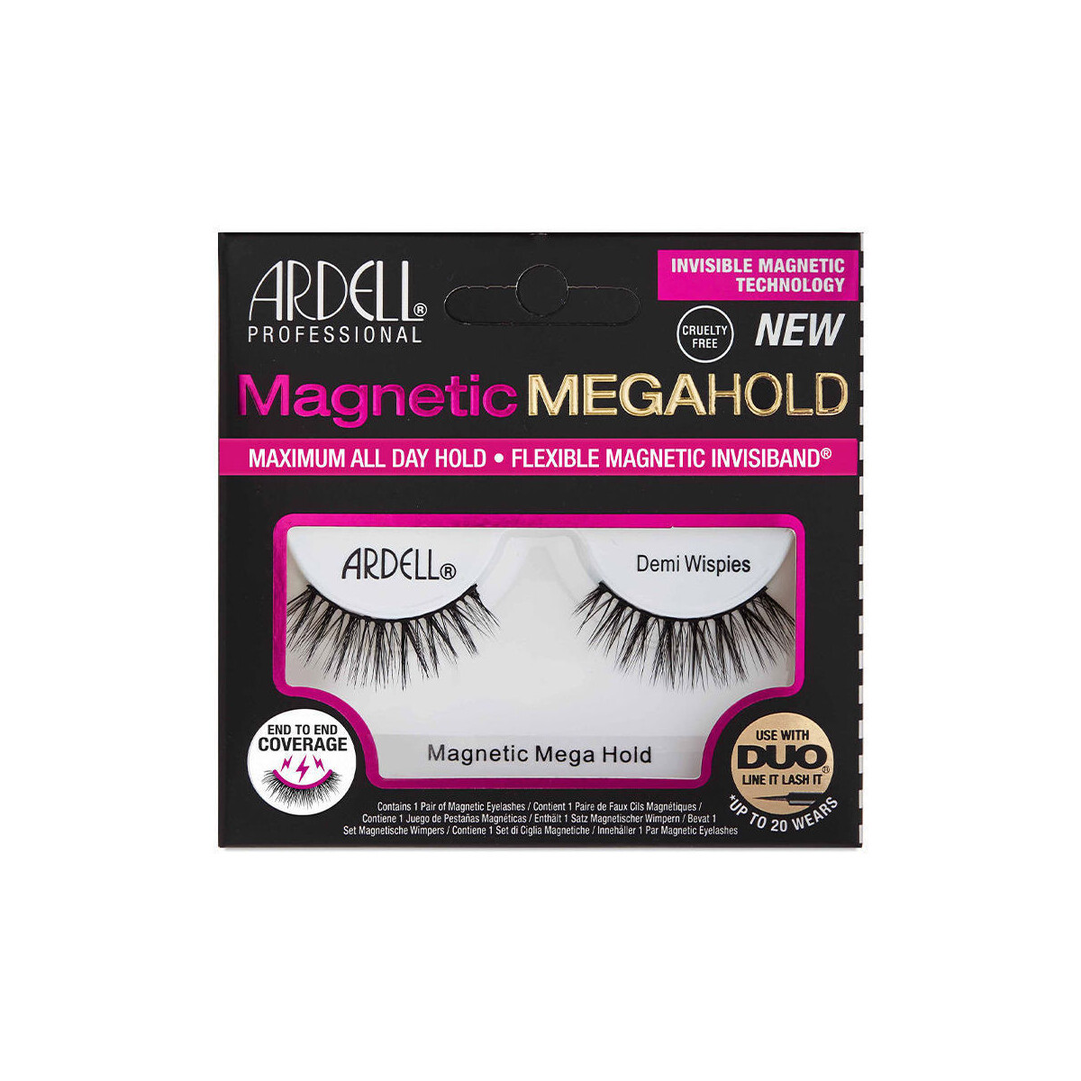 Beauty Damen Mascara  & Wimperntusche Ardell Magnetic Megahold Demi Wispies Pestañas 