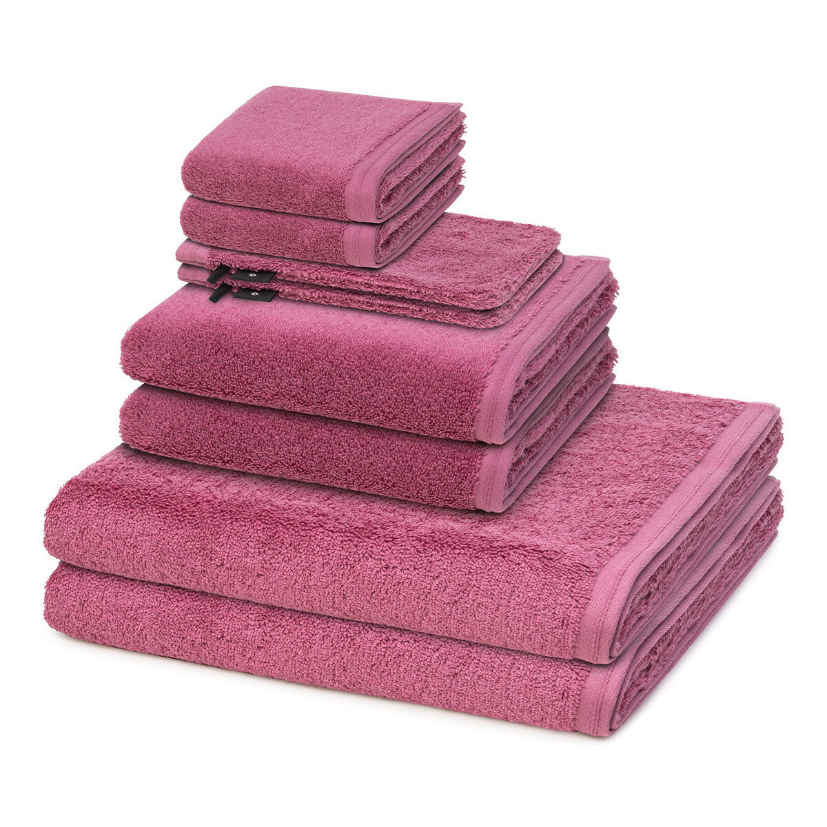 Home Handtuch und Waschlappen Vossen 8er Pack Vegan Life Rosa