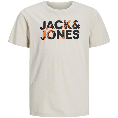 Kleidung Jungen T-Shirts & Poloshirts Jack & Jones 12259981 Beige