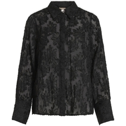 Kleidung Damen Tops / Blusen Vila Kyoto Shirt L/S - Black Schwarz