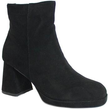 Schuhe Damen Low Boots Café Noir CAF-RRR-XV6006-N001 Schwarz