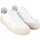 Schuhe Herren Sneaker Devid Label Unisex-Sneaker aus Nappa und Wildleder Weiss