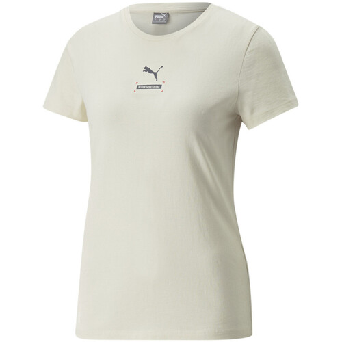 Kleidung Damen T-Shirts & Poloshirts Puma 670040-99 Weiss