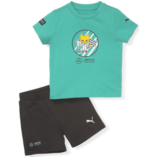 Kleidung Jungen Jogginganzüge Puma 538497-05 Grün