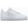 Schuhe Damen Sneaker Nike Air Force 1 Low '07 SE Just Do It Triple White Weiss