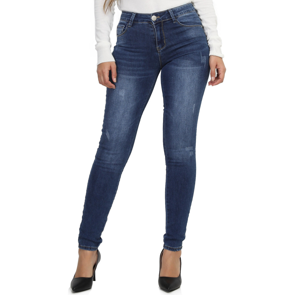 Kleidung Damen Jeans La Modeuse 69512_P161819 Blau