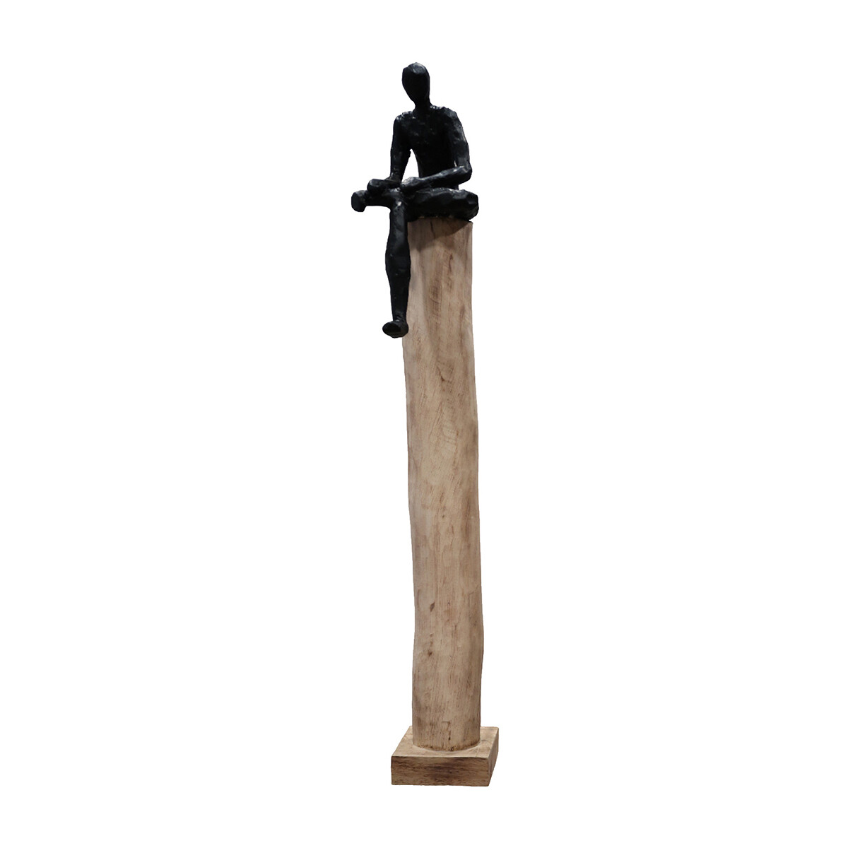 Home Statuetten und Figuren Signes Grimalt Figur Sitzender Mann Braun