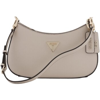 Taschen Damen Handtasche Guess Mode Accessoires NOELLE TOP ZIP SHOULDER BAG !HWZG7879180 TAU Beige