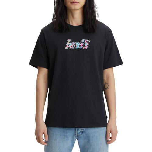 Kleidung Herren T-Shirts Levi's  Schwarz