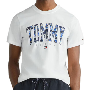 Kleidung Herren T-Shirts & Poloshirts Tommy Hilfiger DM0DM17726 Weiss