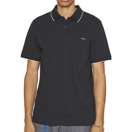 Kleidung Herren T-Shirts & Poloshirts Calvin Klein Jeans K10K111869 Schwarz