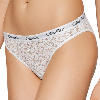 Unterwäsche Damen Damenslips Calvin Klein Jeans 000QD3860E Weiss