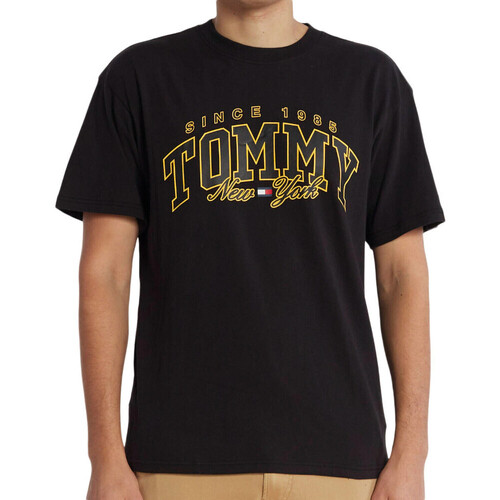 Kleidung Herren T-Shirts & Poloshirts Tommy Hilfiger DM0DM17733 Schwarz