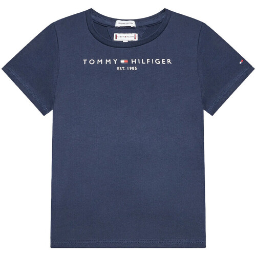 Kleidung Mädchen T-Shirts & Poloshirts Tommy Hilfiger KG0KG06585 Blau