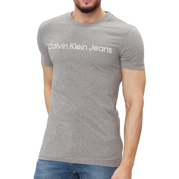 Kleidung Herren T-Shirts & Poloshirts Calvin Klein Jeans J30J322552 Grau