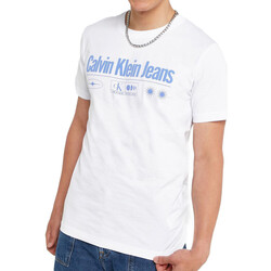 Kleidung Herren T-Shirts & Poloshirts Calvin Klein Jeans J30J324733 Weiss