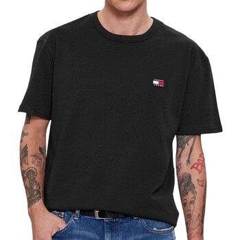 Kleidung Herren T-Shirts & Poloshirts Tommy Hilfiger DM0DM17870 Schwarz