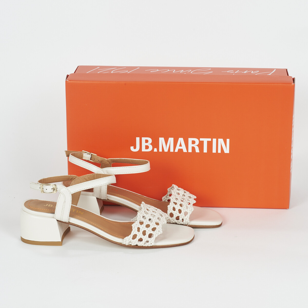 Schuhe Damen Sandalen / Sandaletten JB Martin VALSER Tresse / Weiss