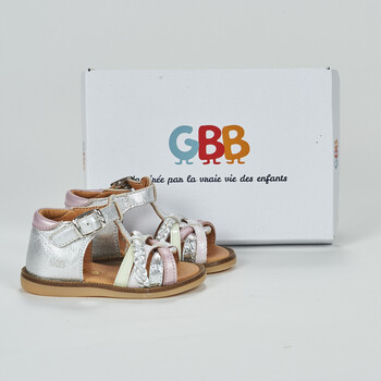 Schuhe Mädchen Sandalen / Sandaletten GBB LANA Silbern