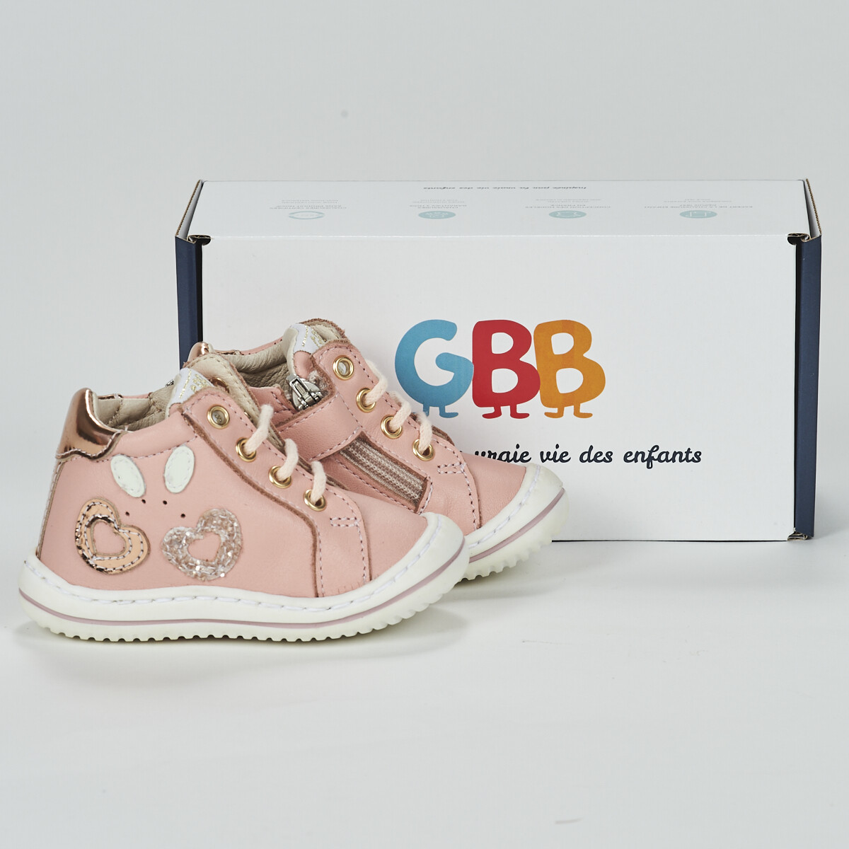 Schuhe Mädchen Sneaker High GBB FLEXOO LOVELY Rosa
