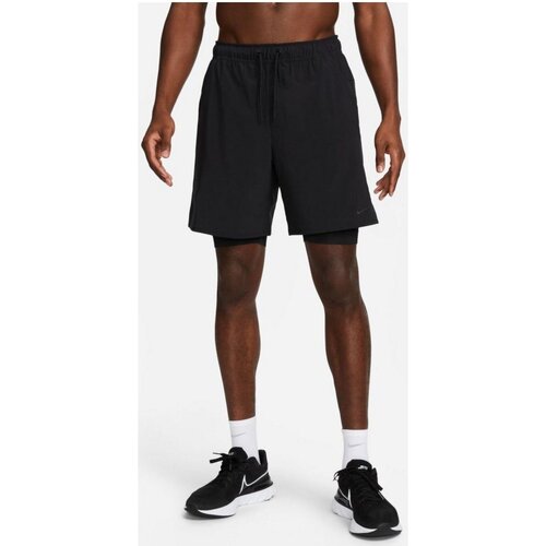 Kleidung Herren Shorts / Bermudas Nike Sport Dri-FIT Unlimited 7-Inch 2-In-1 DV9334-010 Schwarz